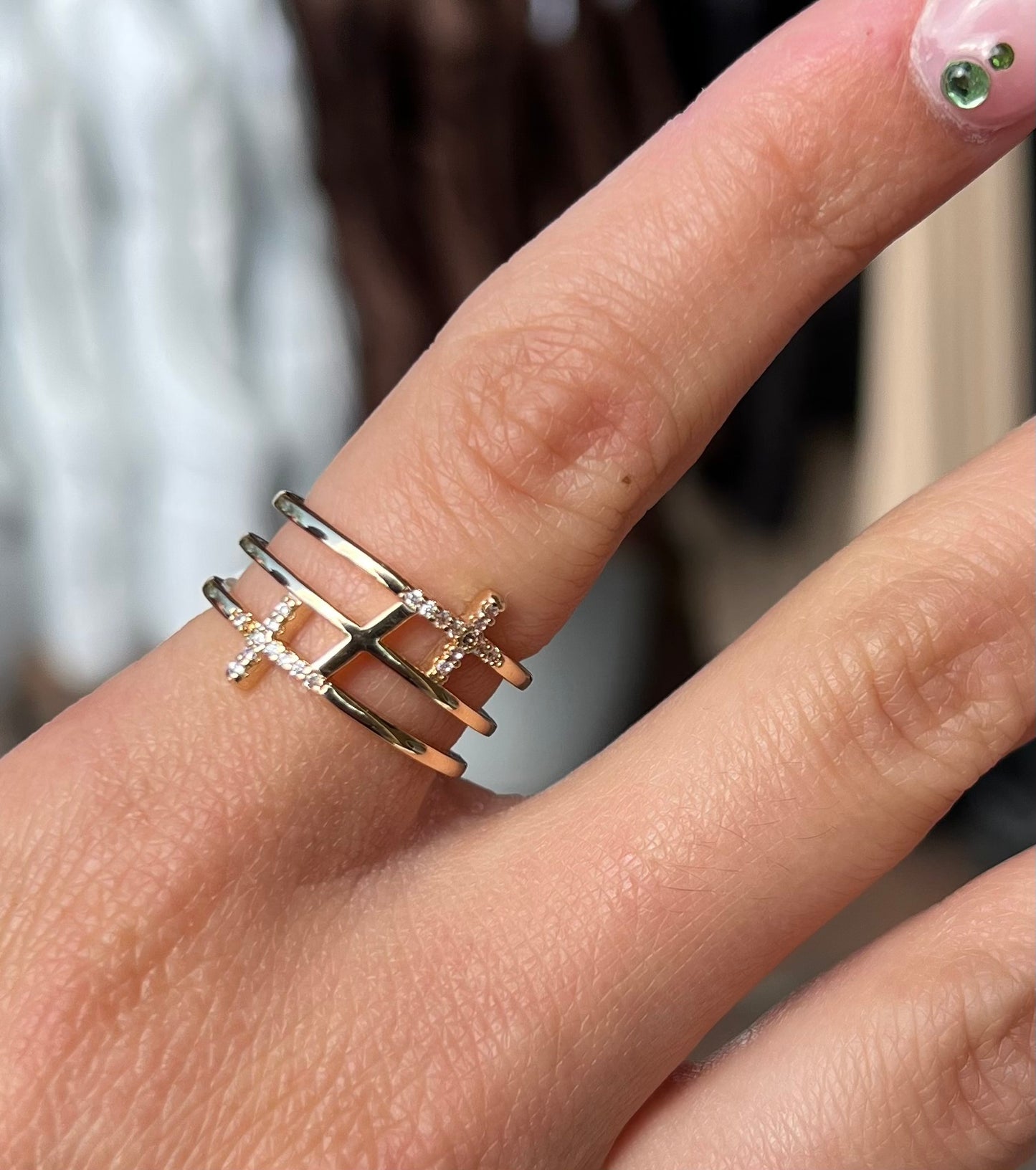 Stacked Cross Ring