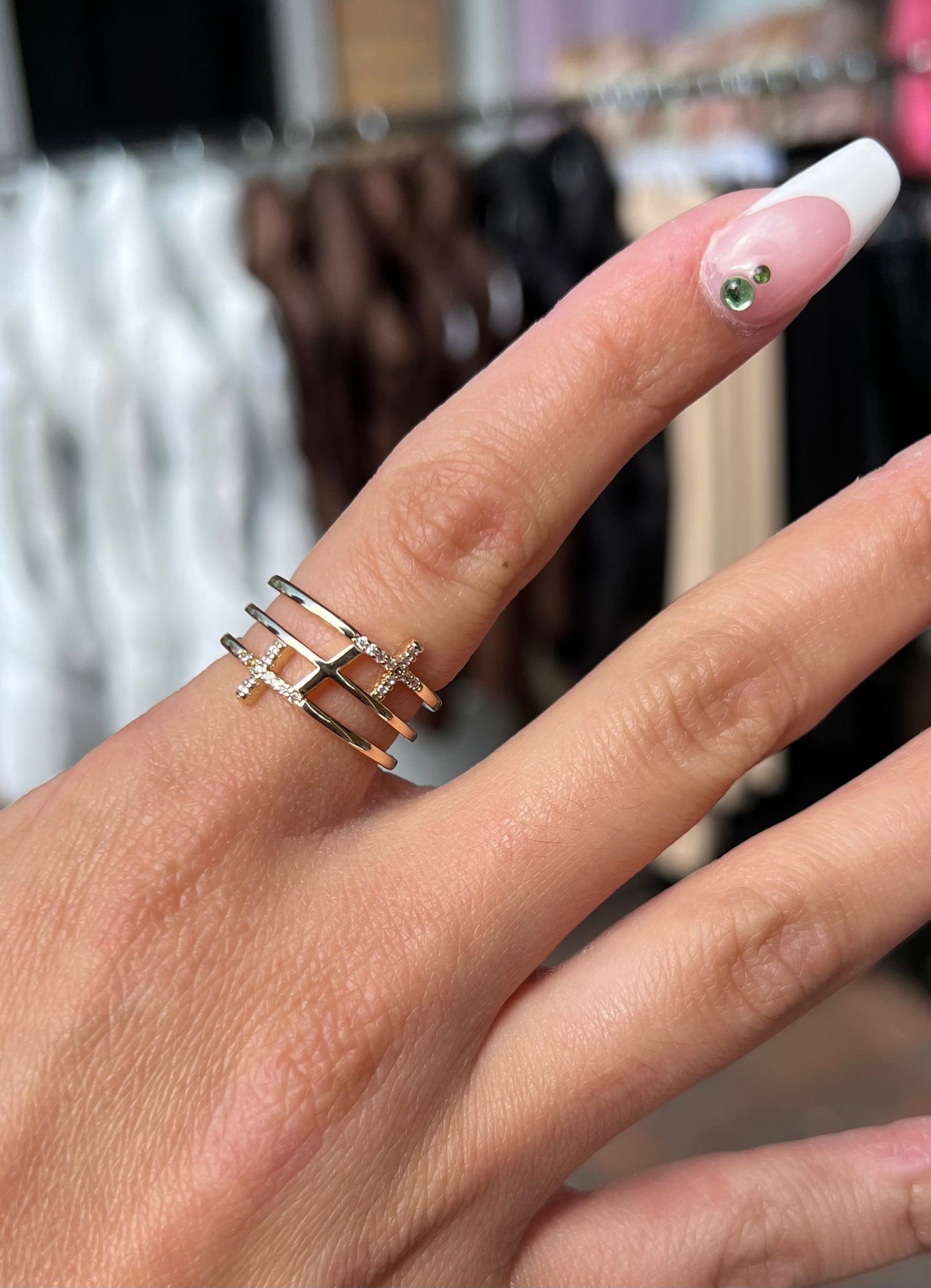 Stacked Cross Ring