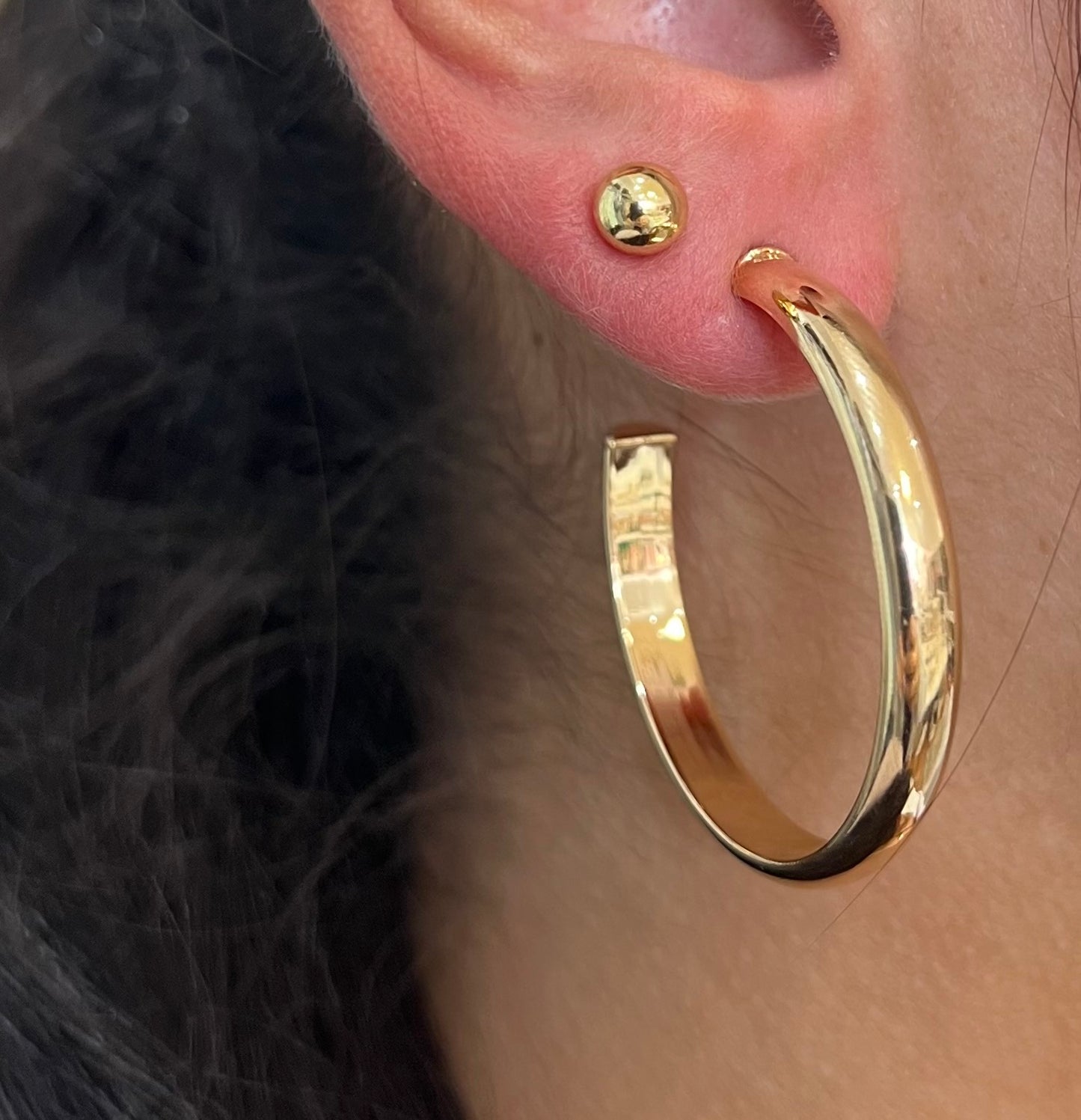 Kelsey Gold Hoop
