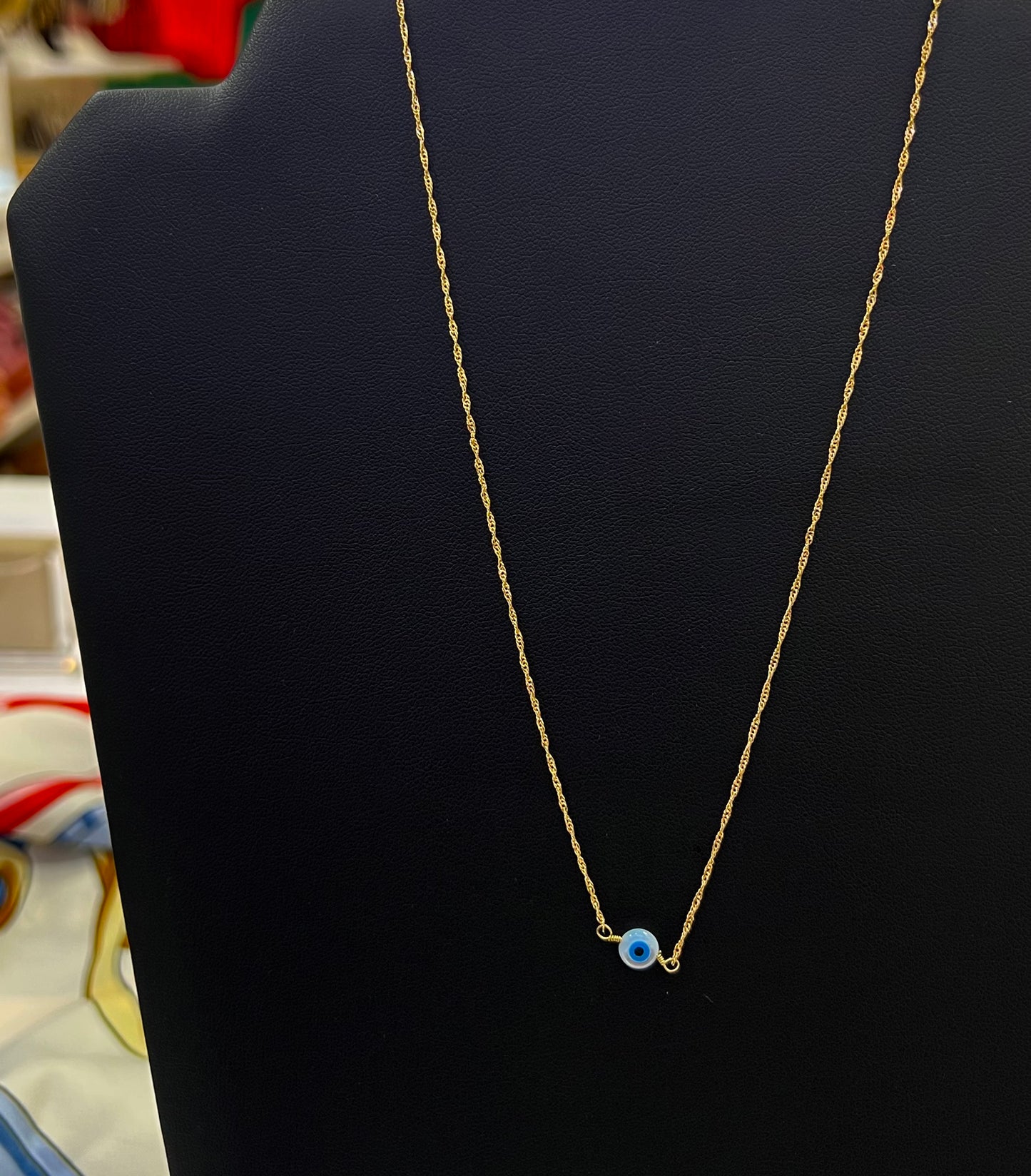 Dainty Evil Eye Necklace