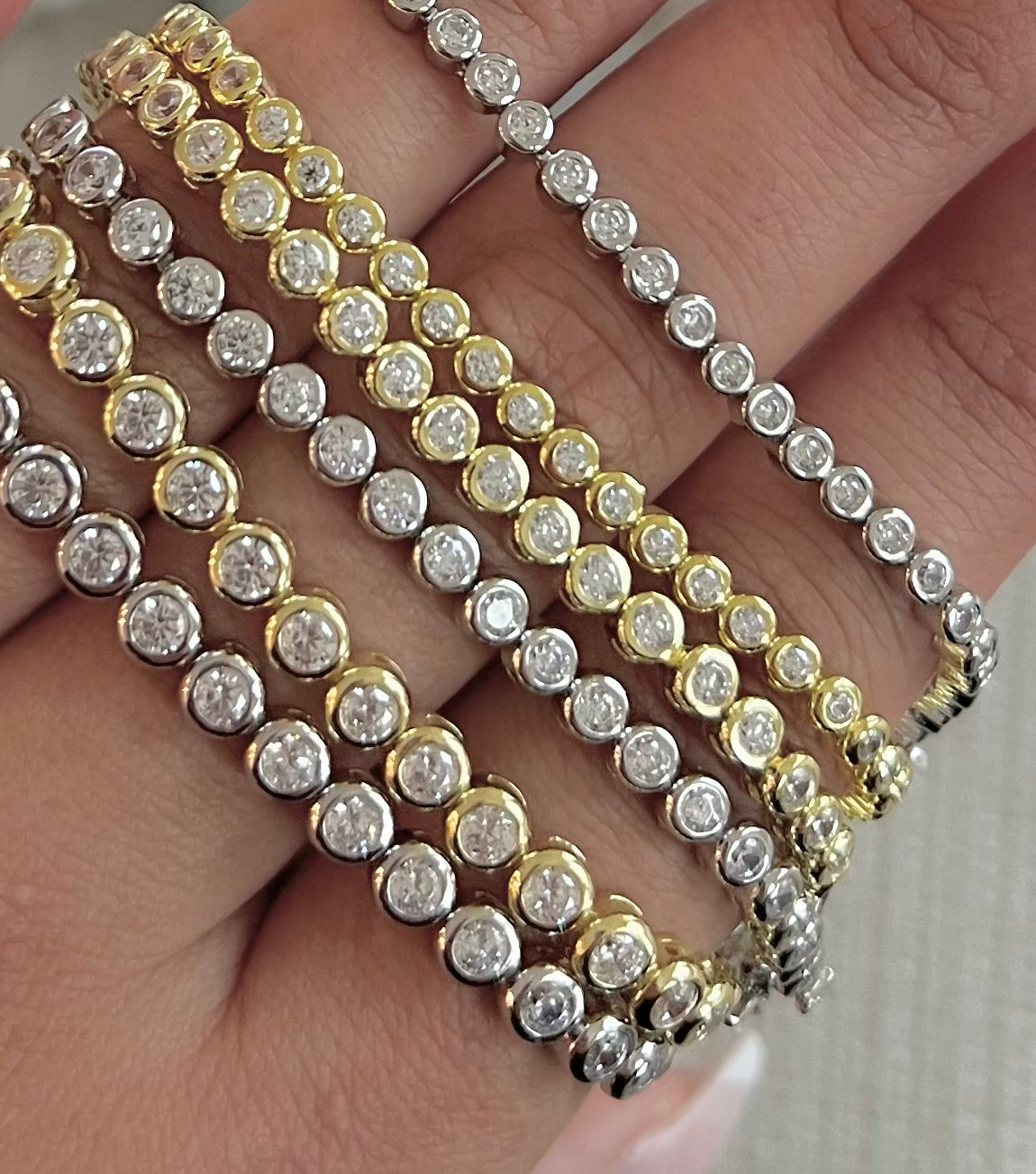 Bubble Tennis Bracelet