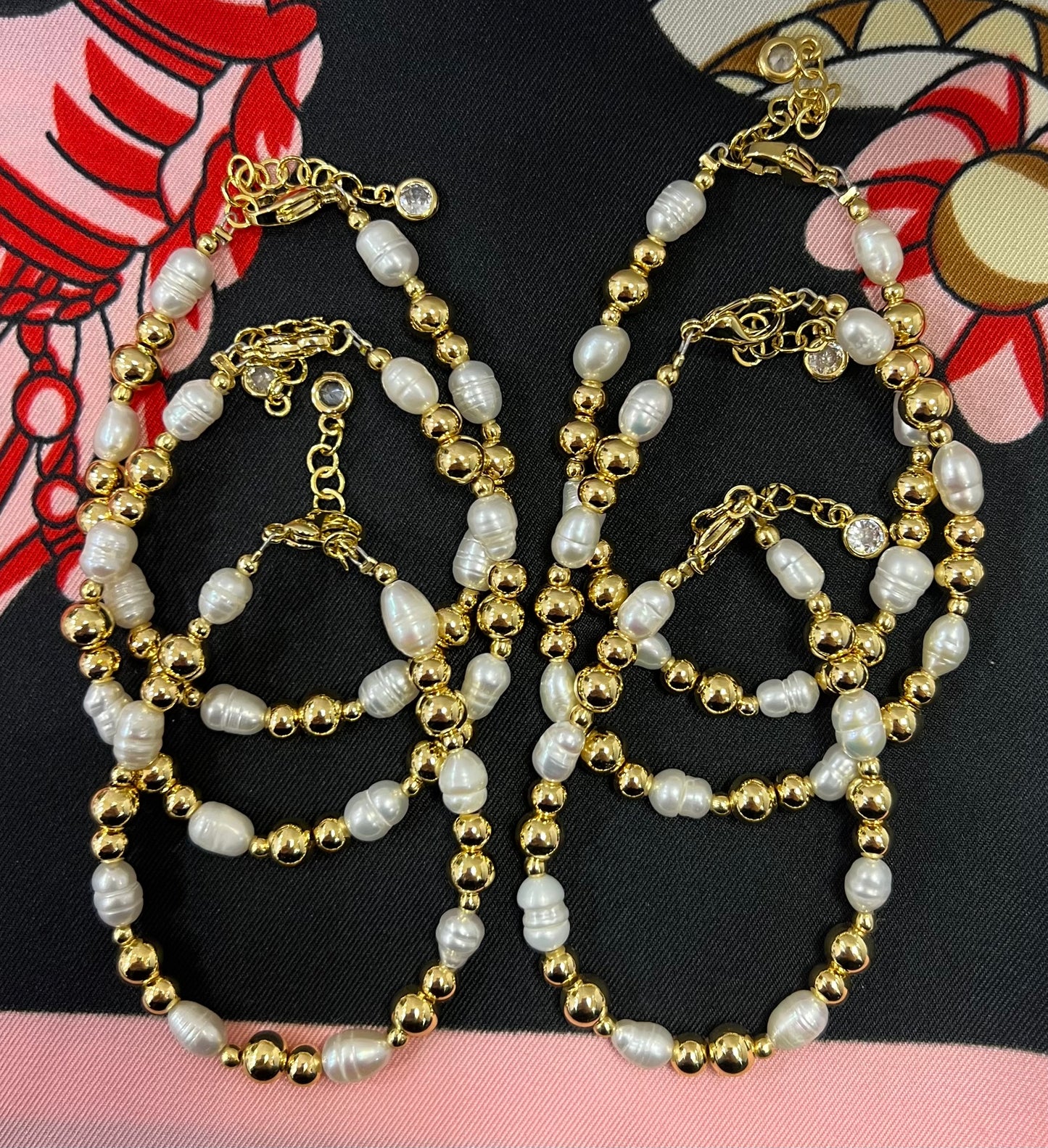 Emma Pearl Clasp Bracelet