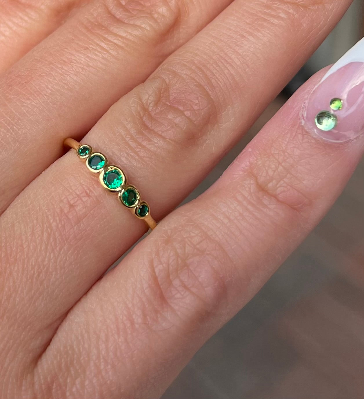 Green Bubble Ring