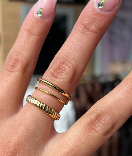 Gold Twist Ring