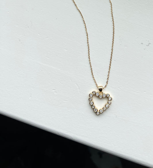 Bubble Heart Necklace